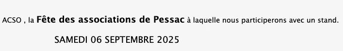 la Fête des associations de Pessac, le 6-11-2025