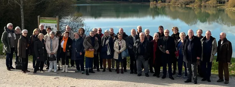Le lac du restaurant "La part des Anges" 13 décembre 2024